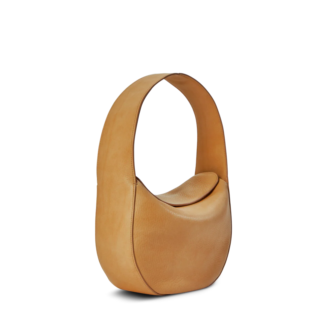 Curved Crescent Shoulder Hobo Bag
