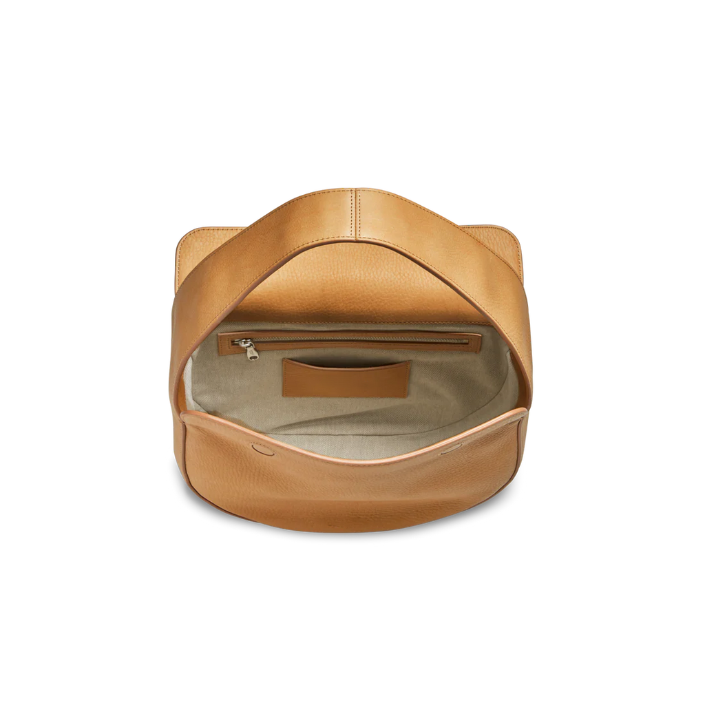 Curved Crescent Shoulder Hobo Bag