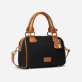 Mini Two-Tone Boston Doctor Crossbody Bag
