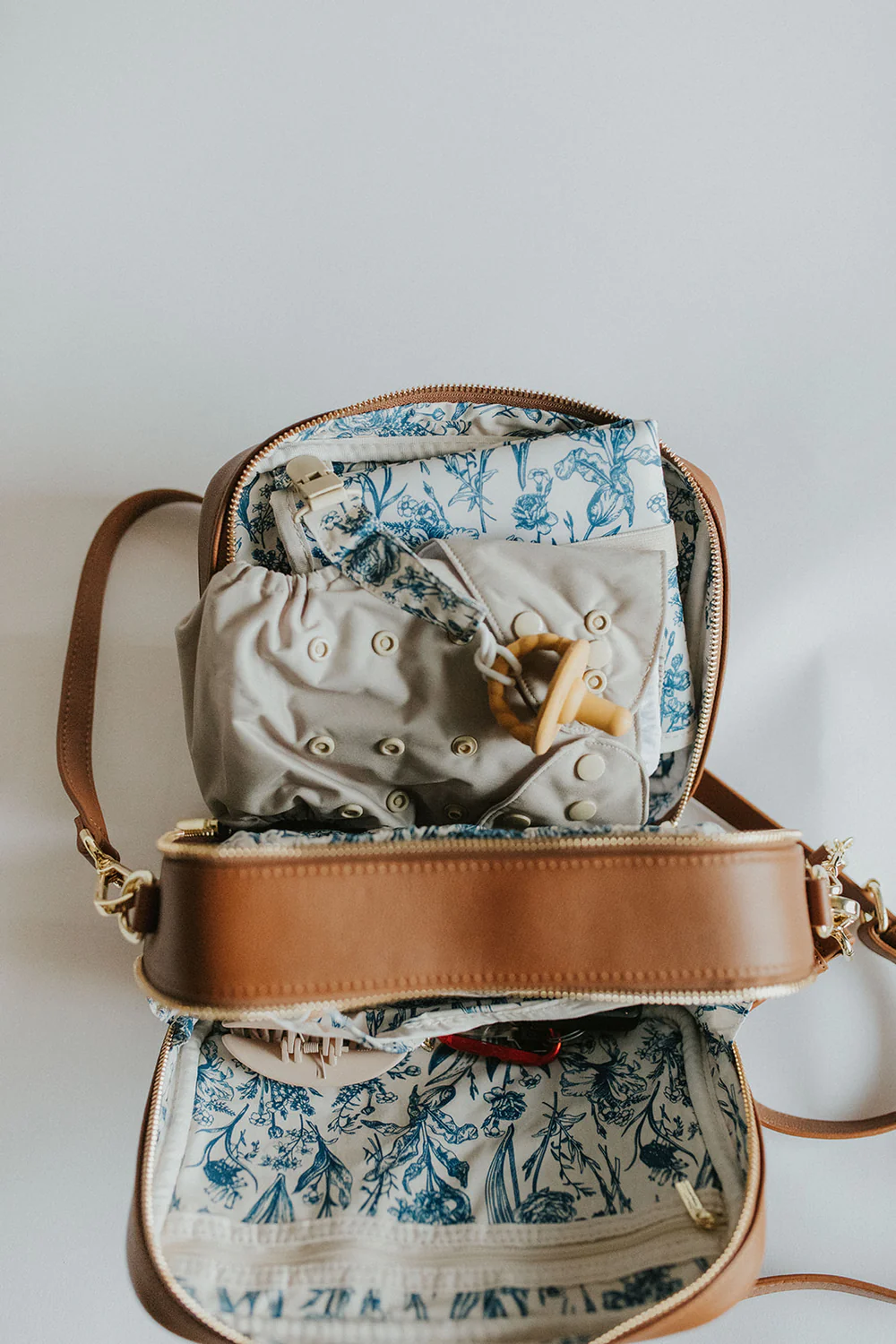 Dual Zip Camera Crossbody Bag