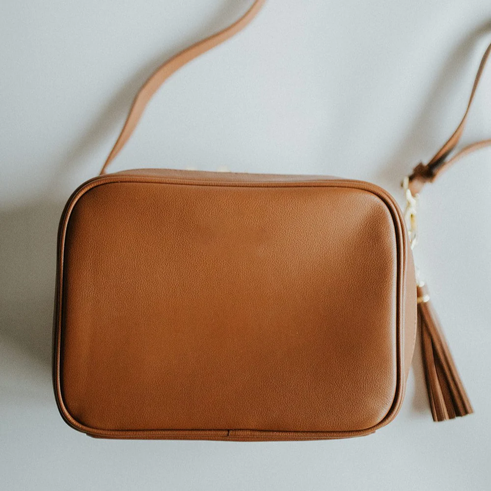 Dual Zip Camera Crossbody Bag